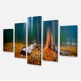 thumbnail image 2 of Blue Forest le Matin Brumeux - Impression sur Toile Paysage, 2 of 3