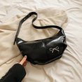 thumbnail image 4 of Bolso Hombro para Mujer Correa Ajustable Tipo Media Cuero PU Hobo (), 4 of 8