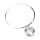 thumbnail image 2 of Collar con colgante de diamantes de imitación Qarigey Gargantilla de cristal Joyería decorativa Plata AP015057-02, 2 of 6
