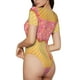 thumbnail image 2 of Balery Pink Ice Cream Body de cuello redondo de manga corta para mujer Tops de manga corta Tops básicos-X-Large, 2 of 7