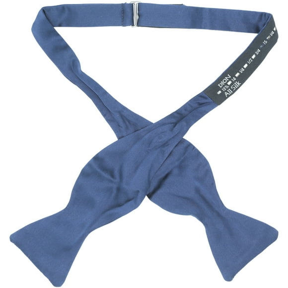 Dion Nœud Papillon en Soie Marine Uni pour Homme - Taille Unique