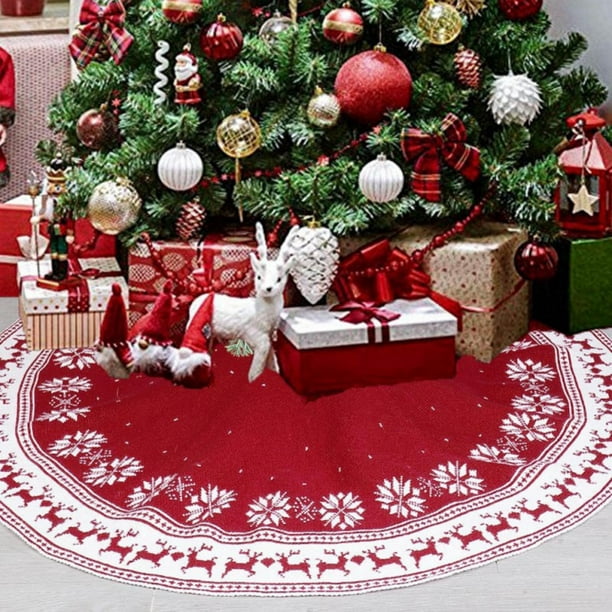 Promotion Clearance!Indoor Outdoor Traditional Christmas Tree Skirt ...