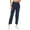 Navy Blue, variant on Women's Travel Pants High Waist Stretch Golf Pant with Pockets Black - 6