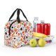 thumbnail image 5 of Easygdp Autumn Pumpkins Fall Leaves Bolsa Térmica Premium - Tela Oxford Impermeable, Gran Capacidad, Bolsillo Frontal, Unisex para Trabajo, Escuela, Actividades al Aire Libre y Picnics, 5 of 8