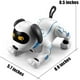 thumbnail image 5 of Perro de control remoto, RC Robotic Stunt Puppy Voice Control Toys Handstand Push-up Electronic Pets Dancing Robot programable con sonido para niños y niñas de 6, 7, 8, 9, 10 años Zhivalor CZWJ-XM70, 5 of 7