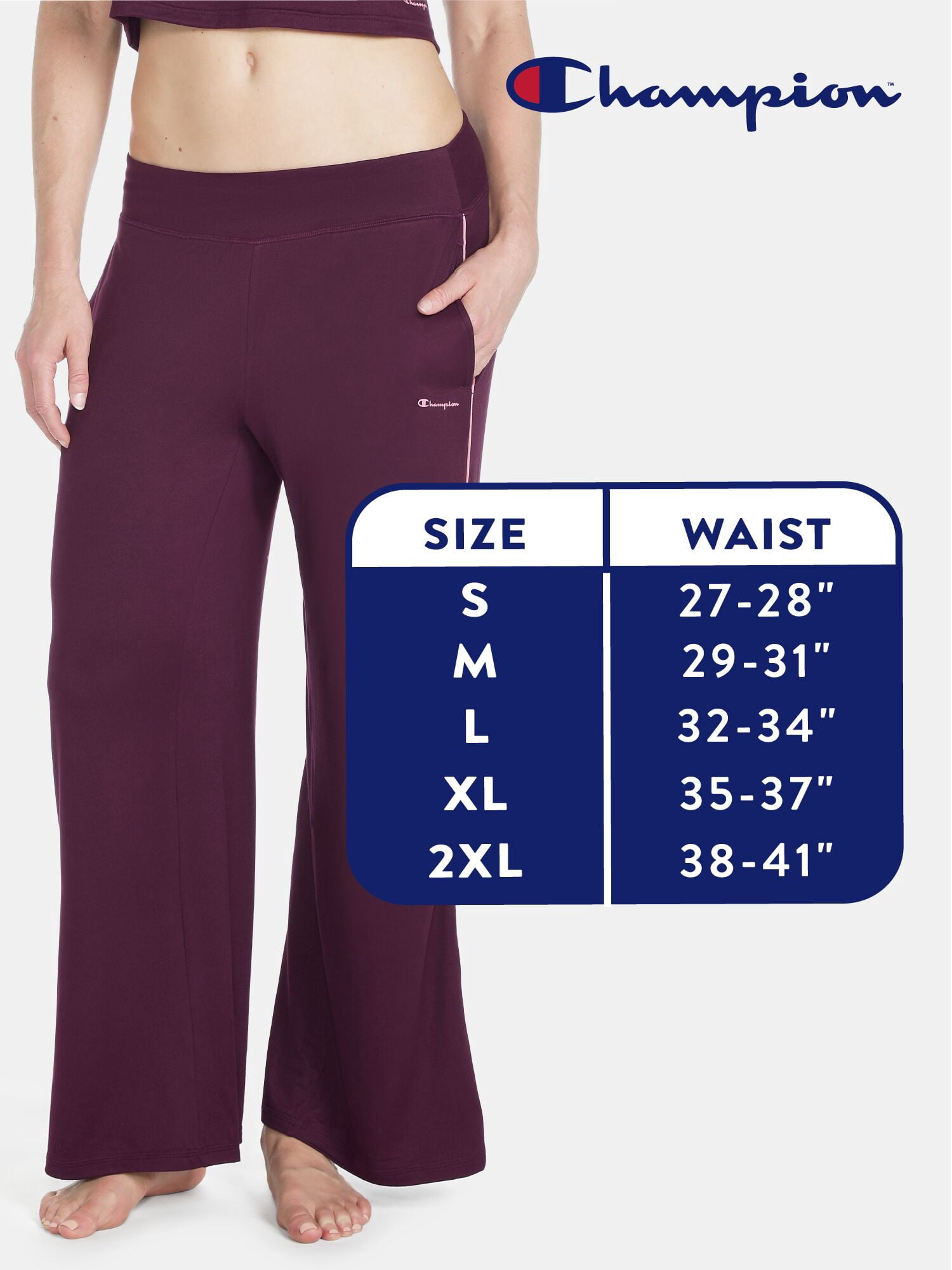 Champion Women’s Knit Sleep Pants with Pockets, Sizes XS - 3XL