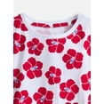 thumbnail image 2 of Wonder Nation Girls Kid Tough Tee with Short Sleeves, Sizes 4-18 & Plus, 2 of 3