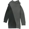 thumbnail image 2 of Alfani Womens 2-Tone Pullover Sweater, Grey, Small, 2 of 2