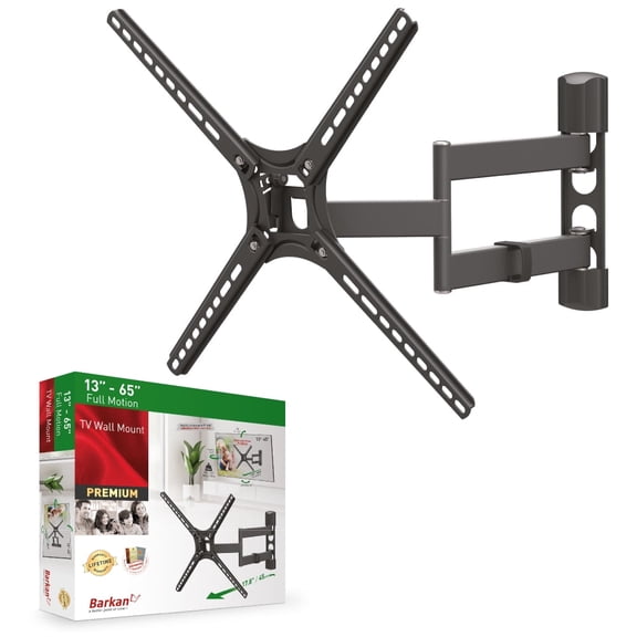 Barkan Full Motion TV Wall Mount, Full Motion