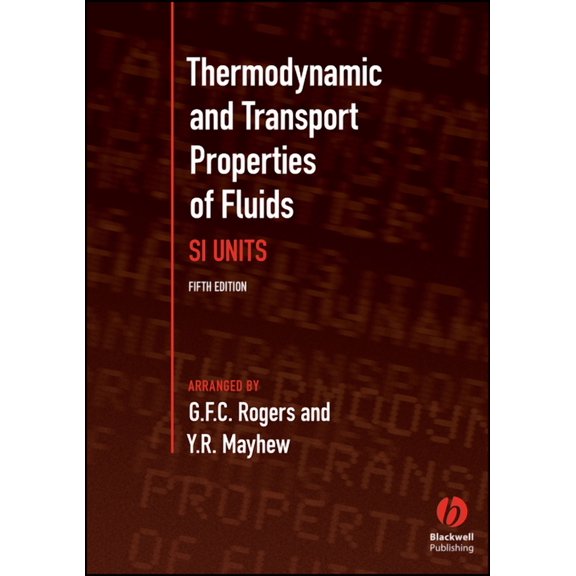 Thermodynamic and Transport Properties of Fluids (Paperback)