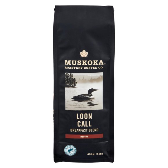 Muskoka Roastery Coffee Co. Loon Call Breakfast Blend Medium Ground Coffee