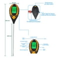 thumbnail image 3 of 5 in 1 PH Soil Tester Portable Moisture Meter Humidity Thermometer Photometer Water Meter Garden Plants Hydroponics Analyze ,Upgraded Testing Structure, 3 of 7
