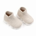 thumbnail image 3 of Baby High Top Sneakers for Girls Boys Lightweight Non Slip Breathable Knit Walking Barefoot Shoes, 3 of 6