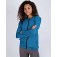 thumbnail image 2 of Real Essentials 3 Pack: Womens Dry-Fit Long Sleeve Quarter Zip & Full Zip Up Hoodie Workout Jacket (Available in Plus), 2 of 5