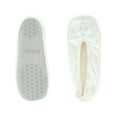 thumbnail image 3 of Isotoner Girl's Satin Pearl Ballerina Slippers, 3 of 4
