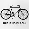 thumbnail image 2 of CafePress - This Is How I Roll Bicycle - Adjustable Unisex Printed Trucker Hat with Mesh Back, 2 of 8