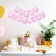 thumbnail image 2 of Conjunto de tarjeta de papel Billuyoard 16.4 pies cartel de feliz cumpleaños decoraciones de Kits de decoración para fiestas Marrón, 2 of 6