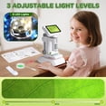 Surgery Microscope With Label Beefunni Kids Digital Microscope with 4-Inch Screen, STEM Educational ...