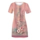 thumbnail image 3 of Puntoco Vestido De Cuello Redondo De Manga Corta Estampado Informal De Moda De Verano Para Mujer Rosa L,Regalos Para Mujer Joven, 3 of 4