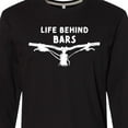 thumbnail image 4 of Inktastic Life Behind Bars Mountain Bike Long Sleeve T-Shirt, 4 of 5