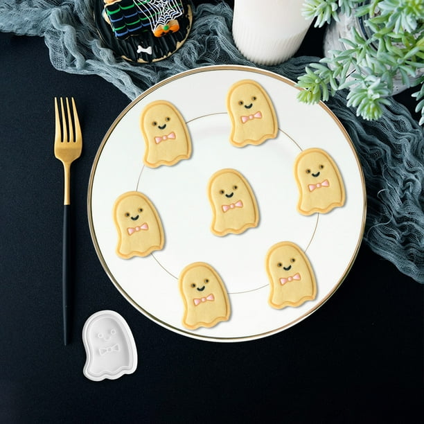 Moldes para hornear, molde para pasteles, nuevos y lindos moldes para cocinar en Halloween, herramienta para hornear de colores fáciles, molde para galletas