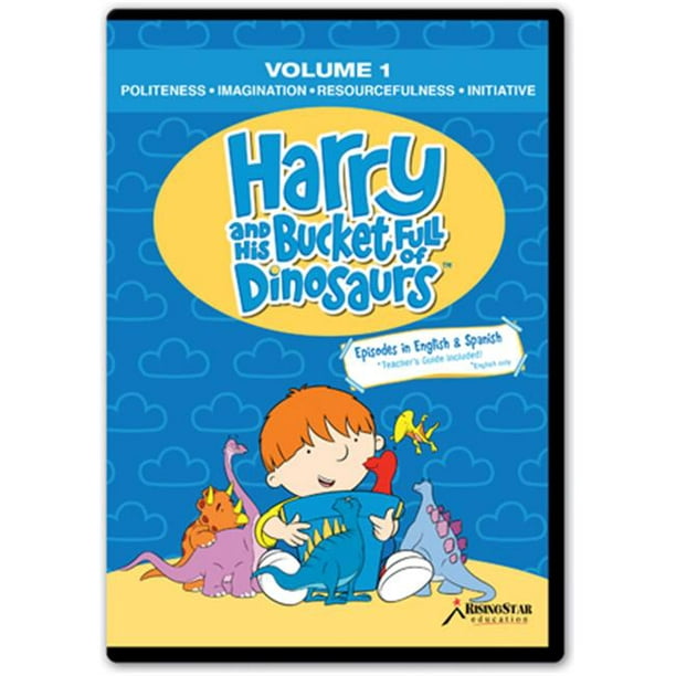 Harry & amp; Son Seau Plein de Dinosaures: Volume 01 - Politesse Imagination Initiative Ingéniosité (DVD) - 9781936086276