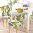thumbnail image 5 of RYLABLUE Colorful Butterfly Stretch Chair Cover Protector Seat Slipcover for Dining Room Hotel Wedding Party Set of 6, 5 of 5