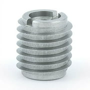 Knife Thread Insert, 1/4-20 Int Thrd Sz, 1/2 in L, 29/64 in Dia., 18-8 Stainless Steel, Plain