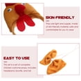 thumbnail image 2 of 1 juego de disfraz de pollo de Pascua, diadema de pollo, cola, pajarita, accesorio de cosplay de pollo, 2 of 6