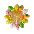 thumbnail image 2 of 12Pcs Easter Hanging Eggs, Colorful Plastic Easter Eggs Easter Hanging Ornaments Easter Decoration, Random Style, 2 of 6