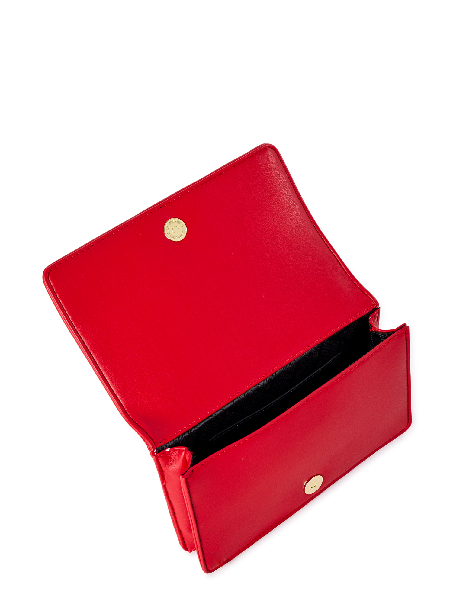 Love Moschino Women's Red Quilted Crossbody Bag