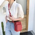 thumbnail image 3 of SUNSIOM Small Crossbody Bags for Women Trendy Solid Color 3 Pockets Cute Cell Phone Bag Wallet Purses Handbag, 3 of 6