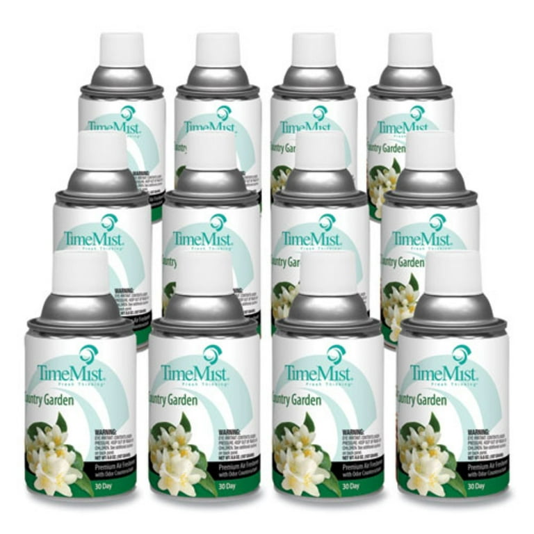 Premium Metered Air Freshener Refill, Country Garden, 6.6 oz Aerosol Spray, 12/Carton Premium Metered Air Freshener Refill, Country Garden, 6.6 oz Aerosol Spray, 12/Carton