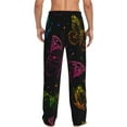 thumbnail image 3 of Balery Butterfly print Men's Pajama Pants,Ultra Lightweight Pjs,Lounge Pant-Small, 3 of 9