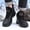 Black-05, variant on LONKITO Mens Snow Boots Thicked Fleece Lined Warm Outdoor Hiking Winter Boots Size 7