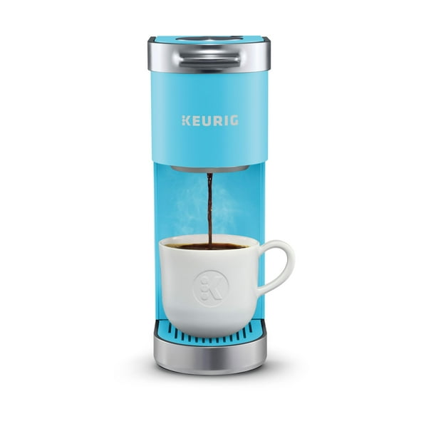 Keurig K-Mini Plus - Cafetera K-Mini Plus para cápsulas K-Cup de una sola porción, con tamaño de cerveza de 6 a 12 onzas, almacena hasta 9 cápsulas K-Cup, taza de viaje, agua fría
