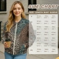 thumbnail image 7 of DISNIMO Leopard Print Sweatshirts for Women Zip Up Jackets Long Sleeve Outwear Warm Sweatshirts for Fall Winter, 2XL, 7 of 7