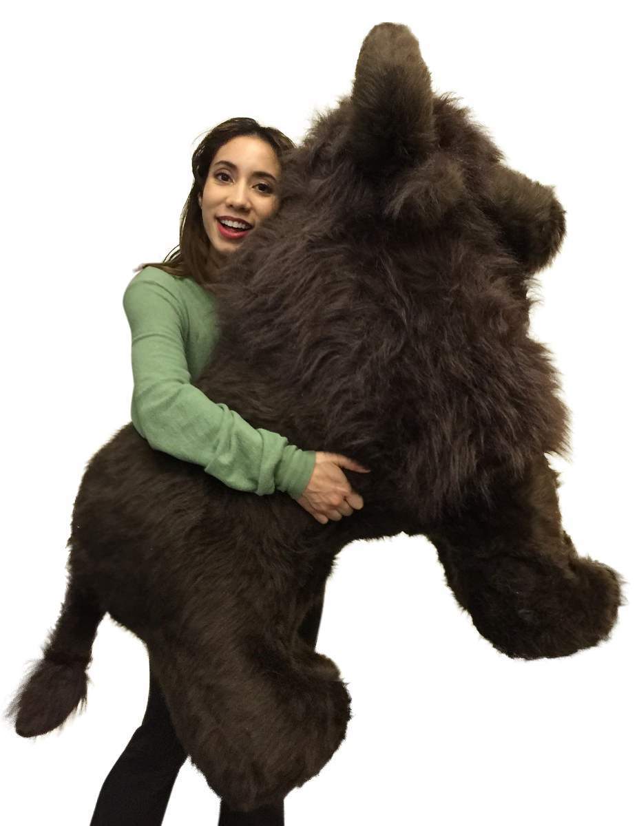 giant stuffed buffalo
