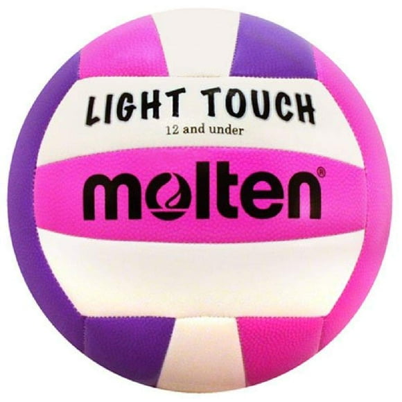 Volleyball Molten MS240 Light Touch para niños, morado/rosa