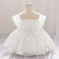 thumbnail image 3 of HUANBAI Girls Party Dress Elegant Embroidered Tutu Gown For Birthday Performance Flower Girl Formal Attire A-line Sundress 6-9 Months, 3 of 9