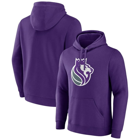 Men's Purple Sacramento Kings Alternate Logo Pullover Hoodie