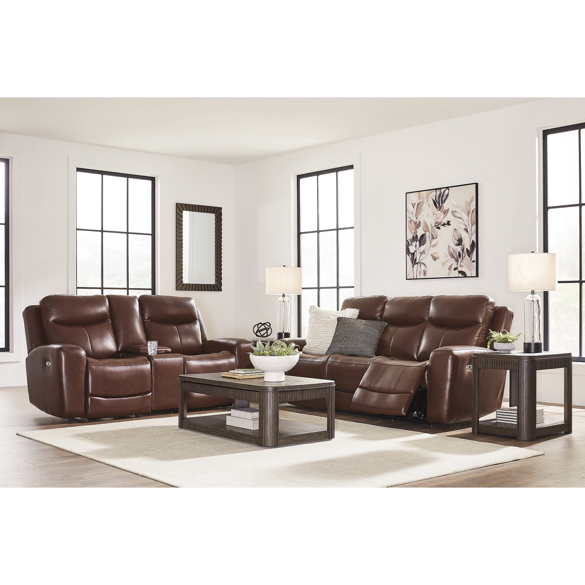 Signature Design by Ashley Carlibrie End Table with Shelf, Warm Brown