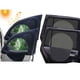 thumbnail image 1 of Pack de 4 cortinas para paraguas para ventanas, ventanillas laterales y traseras de ajuste universal con cremalleras, protección UV, privacidad, malla transpirable para coches, negro, 1 of 8