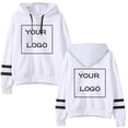 thumbnail image 2 of Women Casual Solid Casual Hoodie Sweatshirt Long Sleeve Loose Top Long Hoodie Jacket Female Sweatshirt up Sweatshirt Top Light Lightweight Hoodie Women Zip Hoodie Drawstring Hoodie Long Zip up Jacket, 2 of 4