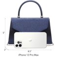 thumbnail image 4 of Bolso de noche Dasein para mujer, bolso de fiesta, monederos de boda, azul marino, 4 of 5
