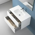 thumbnail image 6 of Ws Bath Collections Perla C80.100 WG Perla 32" Wall Mounted Single Basin Vanity Set -, 6 of 7