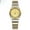 Gold Dial, variant on Ladies' Watches Luxury Rhinestone Luminous Waterproof Calendar Stainless Steel Quartz Watch for Women