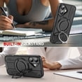 thumbnail image 4 of Spin Magnetic Kickstand for iPhone 16 Pro Max 16 Plus 16 Pro 16 Case, [Sturdy & Versatile Stand] Military-Grade Drop Protection Anti-Fingerprint Anti-Scratch Case, 4 of 10