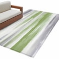 thumbnail image 2 of Sage Green Grey Ombre Area Rugs 2.7x5 for Living Room, Abstract Art Oil Painting Modern Non Slip Washable Rug Runner, Low Pile Indoor Floor Carpet Mat Bathroom Rugs for Bedroom, Kids Room, 2 of 9