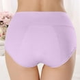 thumbnail image 4 of Gfyviroh Briefs for Women Stretch Soft Breathable Full Coverage Panties Casual High-rise Solid Color Comfortable Underwear, 4 of 4